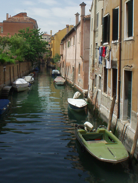 Bakgatene i Venezia